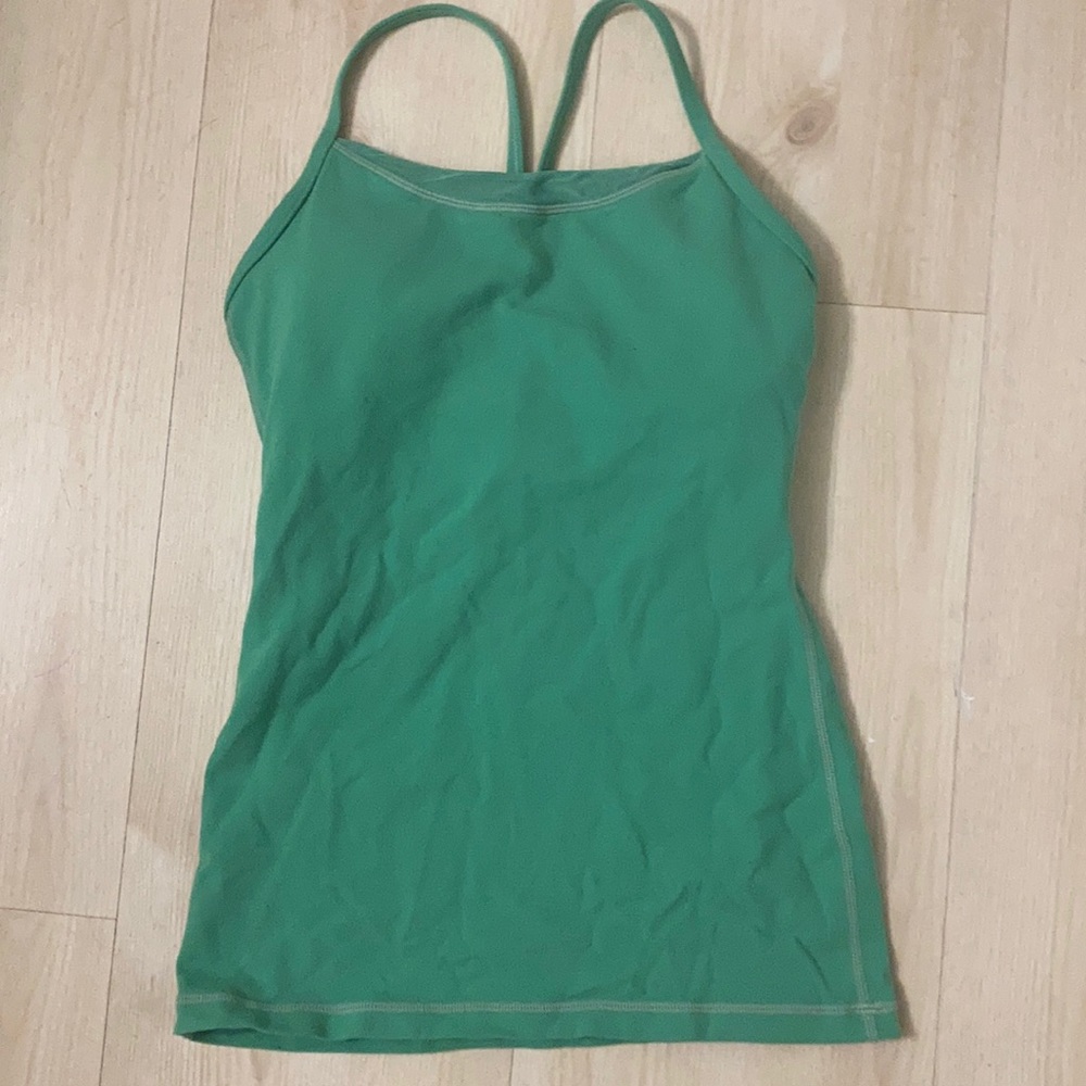 Green Lululemon Workout Tanktop